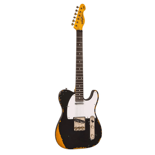 Guitarra Vintage Icon V62 Mrbk Distressed Black