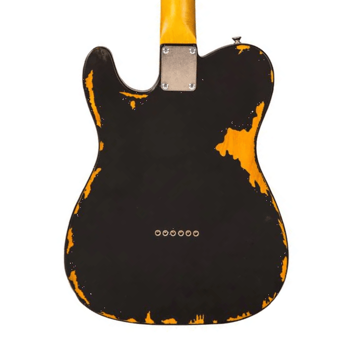 Guitarra Vintage Icon V62 Mrbk Distressed Black