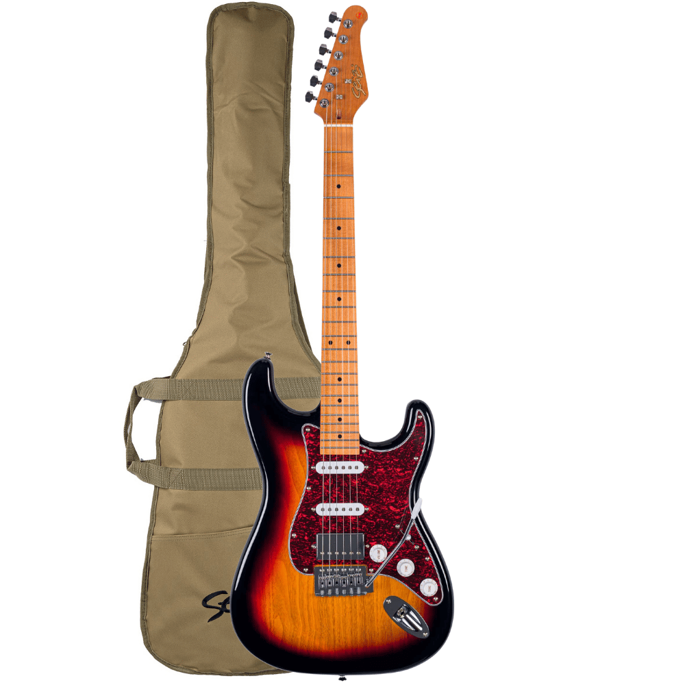 Guitarra Seizi Fun Vintage Budokan HSS RM Sunburst Tortoise
