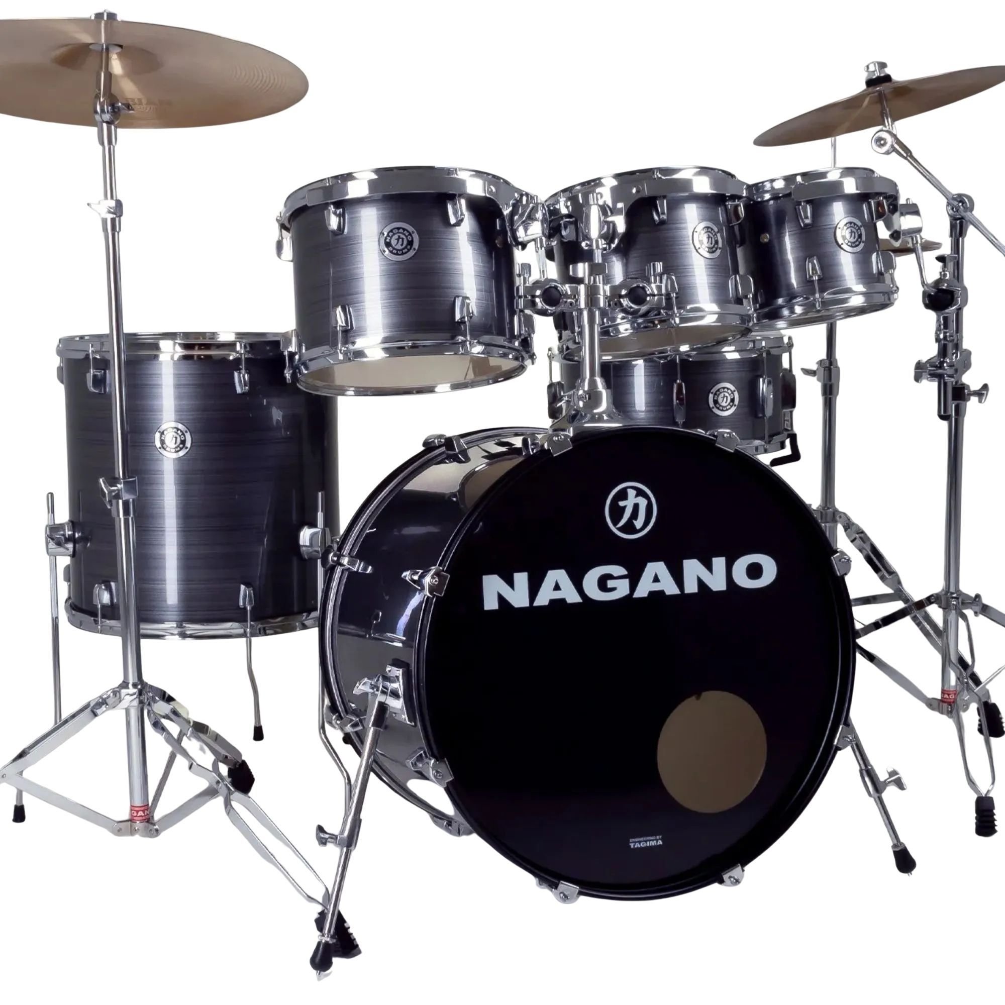 Bateria Nagano Garage Rock Gst Gray Stripe 22