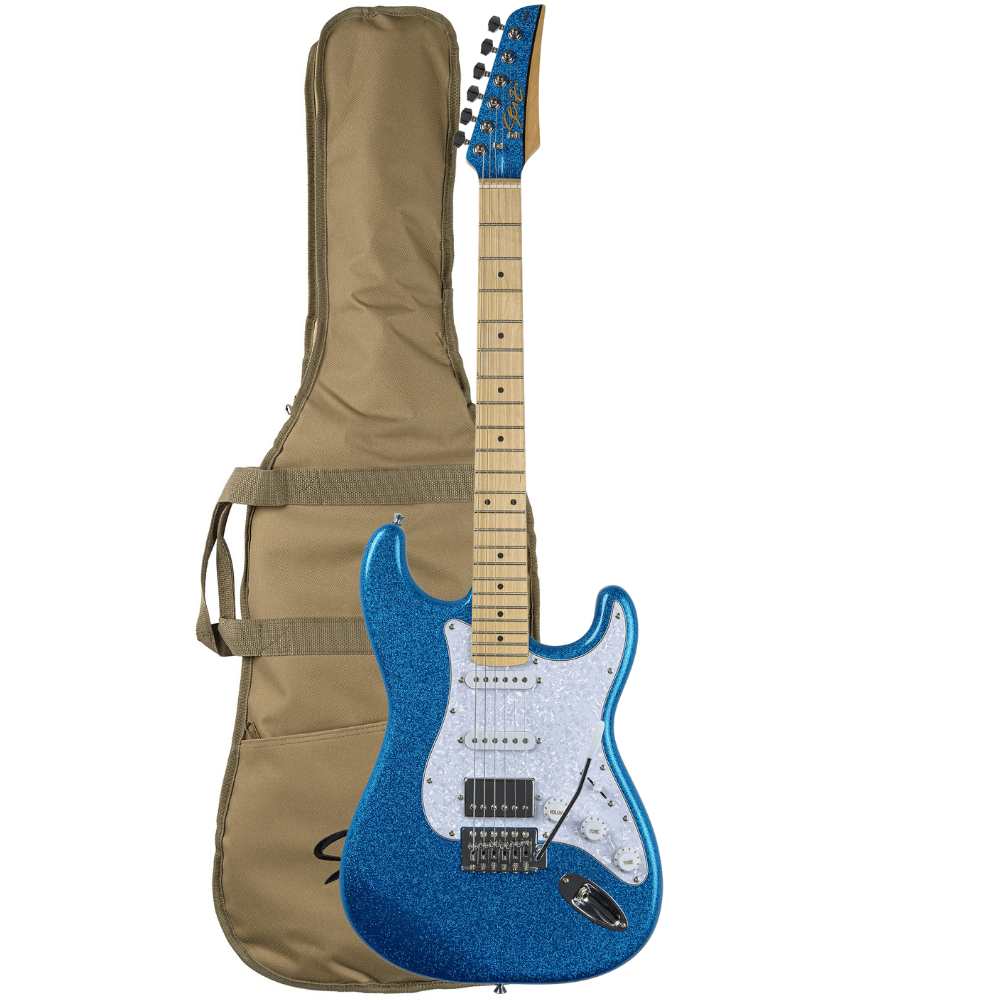 ※まっchan※VENTUS BLUE 5S 6S 2本セット Guitarra Seizi Fun Katana Musashi Hss - All Black Sparkle Satin